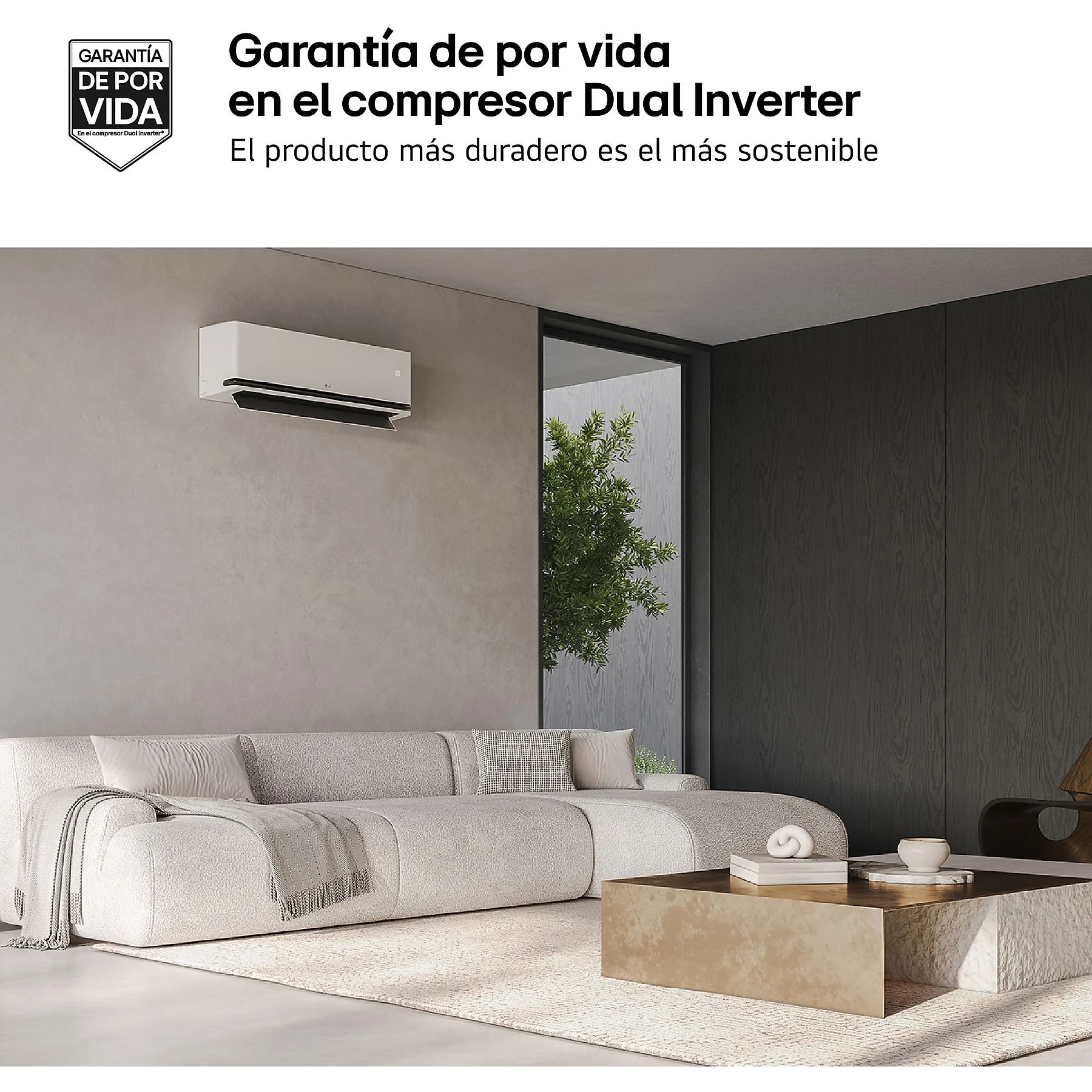 Aire acondicionado Split 1 x 1 - LG MAGNA09SX.SET, 2150 fg/h, Freeze Cleaning, Wi-Fi, Blanco - Imagen 4