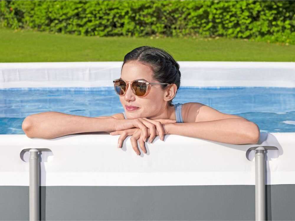 Bestway Power Steel 56629 - 282x196x84 cm - Piscina desmontable + Bomba filtro 16 W - Imagen 4