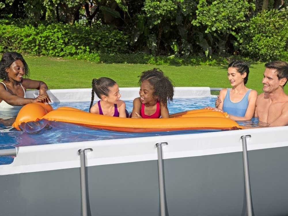 Bestway Power Steel 56629 - 282x196x84 cm - Piscina desmontable + Bomba filtro 16 W - Imagen 6