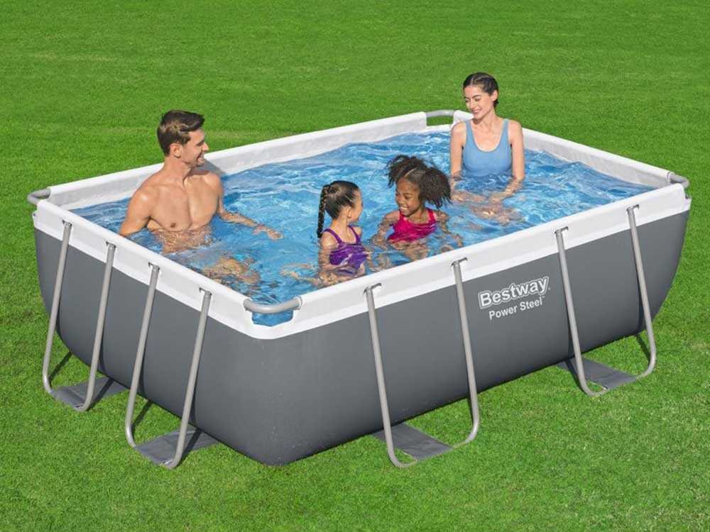 Bestway Power Steel 56629 - 282x196x84 cm - Piscina desmontable + Bomba filtro 16 W - Imagen 8