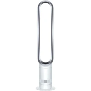 Ventilador sin aspas - Dyson Cool AM07, Seguro, Air Multiplier, Mando a distancia, Blanco