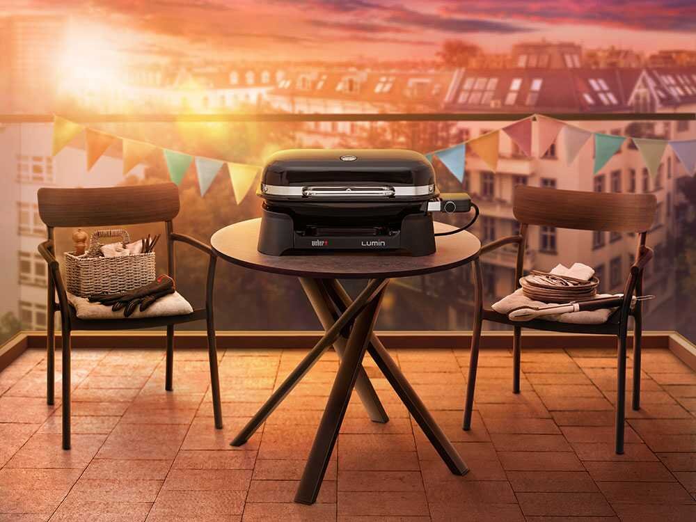 Weber Lumin Red - Barbacoa Eléctrica Portátil - Imagen 3